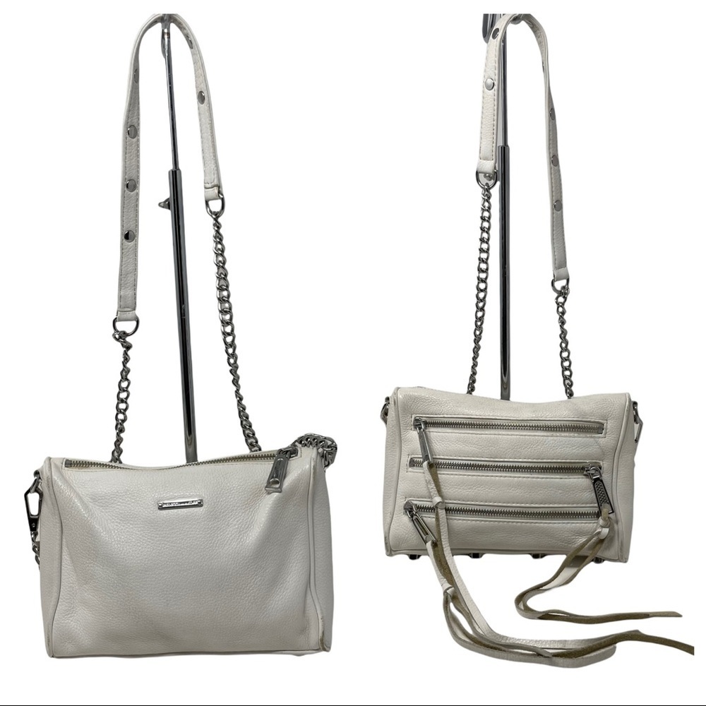 Rebecca Minkoff White Leather Crossbody‎ Purse